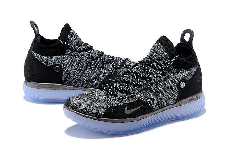 Nike KD 11 Grey Black Shoes For Women - Click Image to Close